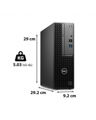 PC DELL OPTIPLEX 3000 SFF (I3 12100 8GB RAM/256GB SSD/DVDRW/K+M/UBUNTU/ĐEN) (71010216)