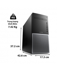 PC DELL XPS 8950 (I7-12700/16GB RAM/512GB SSD+1TB HDD/GTX1660TI/DVDRW/WL+BT/K+M/OFFICE/WIN11) (42XPS89D002)